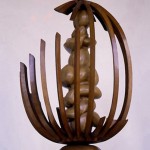 sculpture bois acajou & poirier