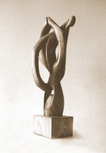 sculpture bois poirier