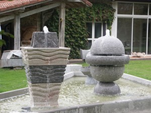 sculpture fontaine marbre